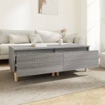 vidaXL Mese laterale 2 buc. gri sonoma 50x46x35 cm lemn compozit