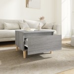 vidaXL Mese laterale 2 buc. gri sonoma 50x46x35 cm lemn compozit