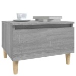 vidaXL Mese laterale 2 buc. gri sonoma 50x46x35 cm lemn compozit