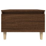 vidaXL Masă laterală, stejar maro, 50x46x35 cm, lemn compozit vidaXL Masă laterală, stejar maro, 50x46x35 cm, lemn compozit