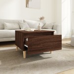 vidaXL Mese laterale 2 buc. stejar maro 50x46x35 cm lemn compozit