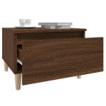 vidaXL Mese laterale 2 buc. stejar maro 50x46x35 cm lemn compozit