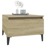 vidaXL Masă laterală, stejar sonoma, 50x46x35 cm, lemn compozit vidaXL Masă laterală, stejar sonoma, 50x46x35 cm, lemn compozit
