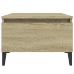 vidaXL Masă laterală, stejar sonoma, 50x46x35 cm, lemn compozit vidaXL Masă laterală, stejar sonoma, 50x46x35 cm, lemn compozit
