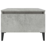 vidaXL Mese laterale, 2 buc., gri beton, 50x46x35 cm, lemn compozit