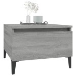 vidaXL Mese laterale 2 buc. gri sonoma 50x46x35 cm lemn compozit