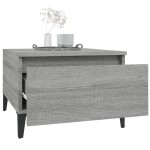 vidaXL Mese laterale 2 buc. gri sonoma 50x46x35 cm lemn compozit