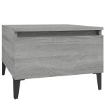 vidaXL Mese laterale 2 buc. gri sonoma 50x46x35 cm lemn compozit