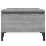 vidaXL Mese laterale 2 buc. gri sonoma 50x46x35 cm lemn compozit