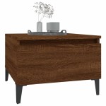 vidaXL Mese laterale 2 buc. stejar maro 50x46x35 cm lemn compozit
