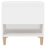 vidaXL Noptiere, 2 buc., alb, 50x46x50 cm, lemn prelucrat vidaXL Noptiere, 2 buc., alb, 50x46x50 cm, lemn prelucrat