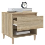 vidaXL Noptiere, 2 buc., stejar sonoma, 50x46x50 cm, lemn prelucrat vidaXL Noptiere, 2 buc., stejar sonoma, 50x46x50 cm, lemn prelucrat