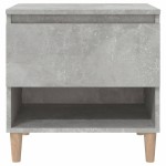 vidaXL Noptieră, gri beton, 50x46x50 cm, lemn prelucrat
