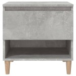 vidaXL Noptiere, 2 buc., gri beton, 50x46x50 cm, lemn prelucrat vidaXL Noptiere, 2 buc., gri beton, 50x46x50 cm, lemn prelucrat