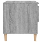 vidaXL Noptiere, 2 buc., gri sonoma, 50x46x50 cm, lemn prelucrat vidaXL Noptiere, 2 buc., gri sonoma, 50x46x50 cm, lemn prelucrat