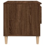 vidaXL Noptieră, 2 buc., stejar maro, 50x46x50 cm, lemn prelucrat vidaXL Noptieră, 2 buc., stejar maro, 50x46x50 cm, lemn prelucrat