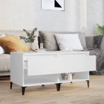 vidaXL Mese laterale, 2 buc., alb, 50x46x50 cm, lemn compozit