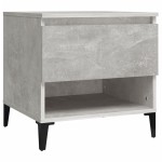 vidaXL Mese laterale, 2 buc., gri beton, 50x46x50 cm, lemn compozit