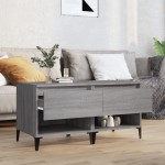 vidaXL Mese laterale, 2 buc., gri sonoma, 50x46x50 cm, lemn compozit