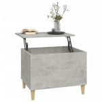 vidaXL Măsuță de cafea, gri beton, 60x44,5x45 cm, lemn prelucrat