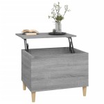vidaXL Măsuță de cafea, gri sonoma, 60x44,5x45 cm, lemn prelucrat vidaXL Măsuță de cafea, gri sonoma, 60x44,5x45 cm, lemn prelucrat