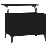 vidaXL Măsuță de cafea, negru, 60x44,5x45 cm, lemn prelucrat vidaXL Măsuță de cafea, negru, 60x44,5x45 cm, lemn prelucrat