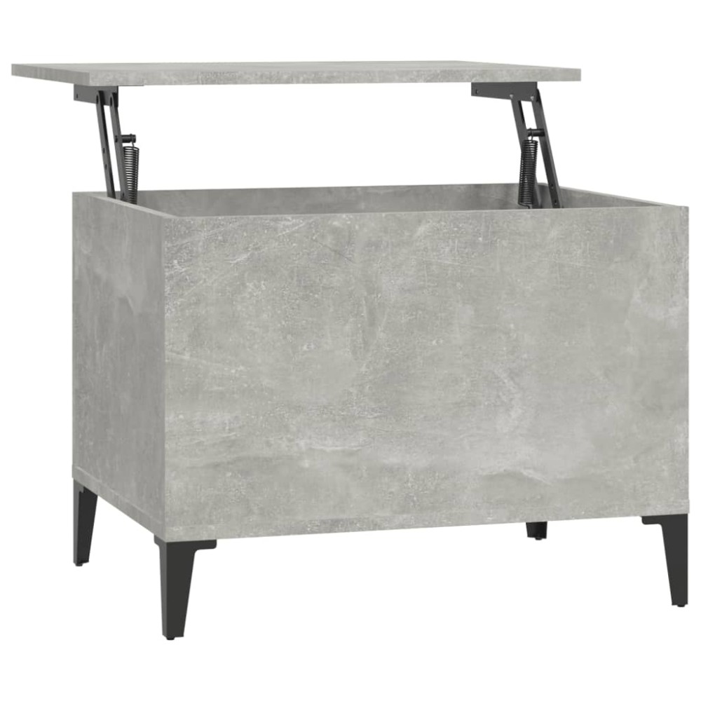 vidaXL Măsuță de cafea, gri beton, 60x44,5x45 cm, lemn prelucrat
