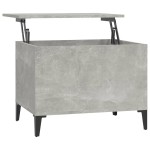 vidaXL Măsuță de cafea, gri beton, 60x44,5x45 cm, lemn prelucrat