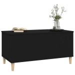 vidaXL Măsuță de cafea, negru, 90x44,5x45 cm, lemn compozit vidaXL Măsuță de cafea, negru, 90x44,5x45 cm, lemn compozit
