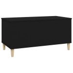 vidaXL Măsuță de cafea, negru, 90x44,5x45 cm, lemn compozit vidaXL Măsuță de cafea, negru, 90x44,5x45 cm, lemn compozit