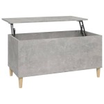 vidaXL Măsuță de cafea, gri beton, 90x44,5x45 cm, lemn compozit vidaXL Măsuță de cafea, gri beton, 90x44,5x45 cm, lemn compozit
