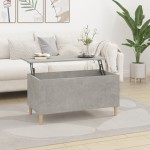 vidaXL Măsuță de cafea, gri beton, 90x44,5x45 cm, lemn compozit vidaXL Măsuță de cafea, gri beton, 90x44,5x45 cm, lemn compozit