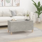 vidaXL Măsuță de cafea, gri beton, 90x44,5x45 cm, lemn compozit vidaXL Măsuță de cafea, gri beton, 90x44,5x45 cm, lemn compozit