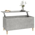 vidaXL Măsuță de cafea, gri beton, 90x44,5x45 cm, lemn compozit vidaXL Măsuță de cafea, gri beton, 90x44,5x45 cm, lemn compozit
