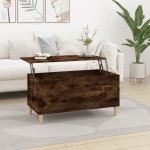 vidaXL Măsuță de cafea, stejar fumuriu, 90x44,5x45 cm, lemn compozit vidaXL Măsuță de cafea, stejar fumuriu, 90x44,5x45 cm, lemn compozit