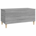 vidaXL Măsuță de cafea, gri sonoma, 90x44,5x45 cm, lemn compozit