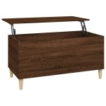 vidaXL Măsuță de cafea, stejar maro, 90x44,5x45 cm, lemn compozit vidaXL Măsuță de cafea, stejar maro, 90x44,5x45 cm, lemn compozit
