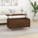 vidaXL Măsuță de cafea, stejar maro, 90x44,5x45 cm, lemn compozit vidaXL Măsuță de cafea, stejar maro, 90x44,5x45 cm, lemn compozit