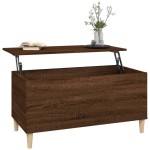 vidaXL Măsuță de cafea, stejar maro, 90x44,5x45 cm, lemn compozit vidaXL Măsuță de cafea, stejar maro, 90x44,5x45 cm, lemn compozit