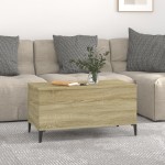 vidaXL Măsuță de cafea, stejar sonoma, 90x44,5x45 cm, lemn compozit