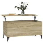 vidaXL Măsuță de cafea, stejar sonoma, 90x44,5x45 cm, lemn compozit