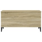 vidaXL Măsuță de cafea, stejar sonoma, 90x44,5x45 cm, lemn compozit