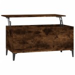 vidaXL Măsuță de cafea, stejar fumuriu, 90x44,5x45 cm, lemn compozit vidaXL Măsuță de cafea, stejar fumuriu, 90x44,5x45 cm, lemn compozit