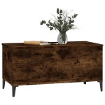 vidaXL Măsuță de cafea, stejar fumuriu, 90x44,5x45 cm, lemn compozit vidaXL Măsuță de cafea, stejar fumuriu, 90x44,5x45 cm, lemn compozit