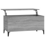 vidaXL Măsuță de cafea, gri sonoma, 90x44,5x45 cm, lemn compozit vidaXL Măsuță de cafea, gri sonoma, 90x44,5x45 cm, lemn compozit