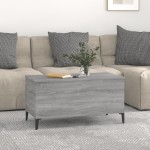 vidaXL Măsuță de cafea, gri sonoma, 90x44,5x45 cm, lemn compozit vidaXL Măsuță de cafea, gri sonoma, 90x44,5x45 cm, lemn compozit