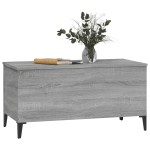 vidaXL Măsuță de cafea, gri sonoma, 90x44,5x45 cm, lemn compozit vidaXL Măsuță de cafea, gri sonoma, 90x44,5x45 cm, lemn compozit