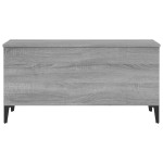 vidaXL Măsuță de cafea, gri sonoma, 90x44,5x45 cm, lemn compozit vidaXL Măsuță de cafea, gri sonoma, 90x44,5x45 cm, lemn compozit