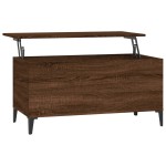 vidaXL Măsuță de cafea, stejar maro, 90x44,5x45 cm, lemn compozit vidaXL Măsuță de cafea, stejar maro, 90x44,5x45 cm, lemn compozit