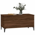 vidaXL Măsuță de cafea, stejar maro, 90x44,5x45 cm, lemn compozit vidaXL Măsuță de cafea, stejar maro, 90x44,5x45 cm, lemn compozit